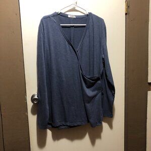 Deyeek Tear Away Blue Shirt, Size 2X